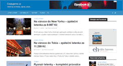 Desktop Screenshot of cestujeme.cz